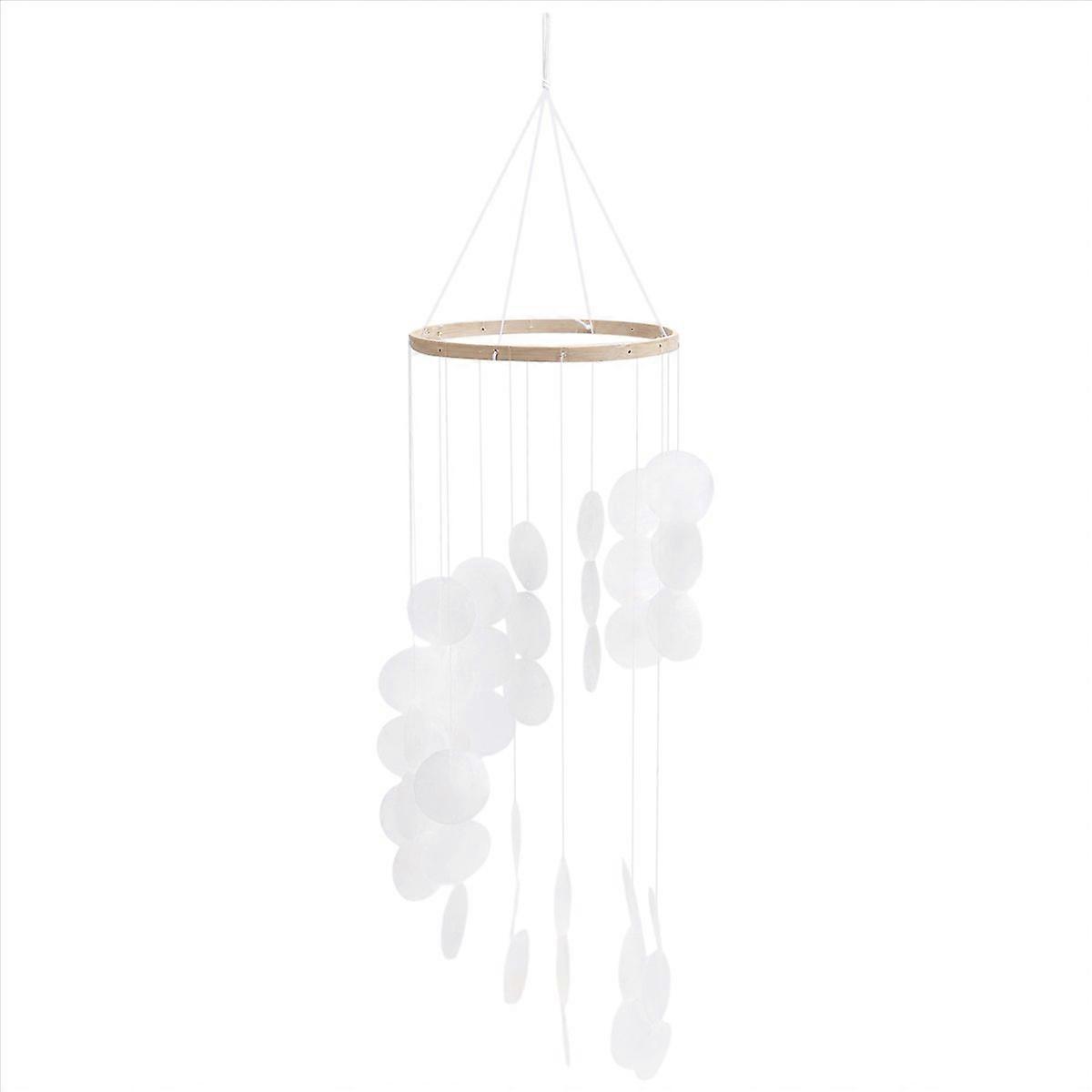 Natural Shell Wind Chimes Dream Catcher Craft Decoration White