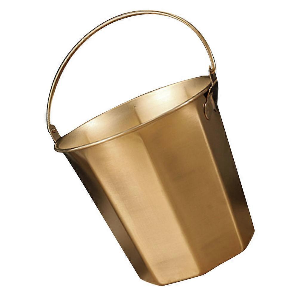 Stainless Steel Bucket Handle for Water Storage Container Golden