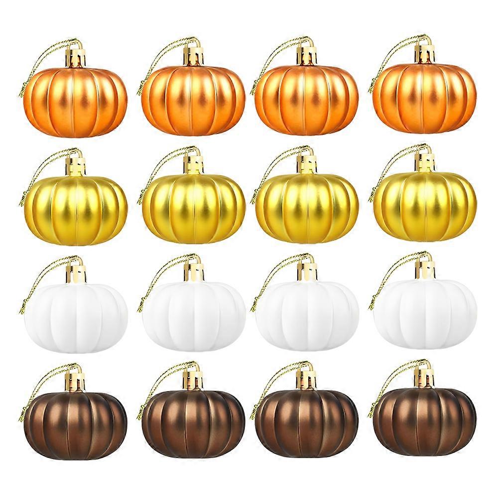 Assorted Color South Pumpkin Hanging Decorations for Fall 24Pcs Set