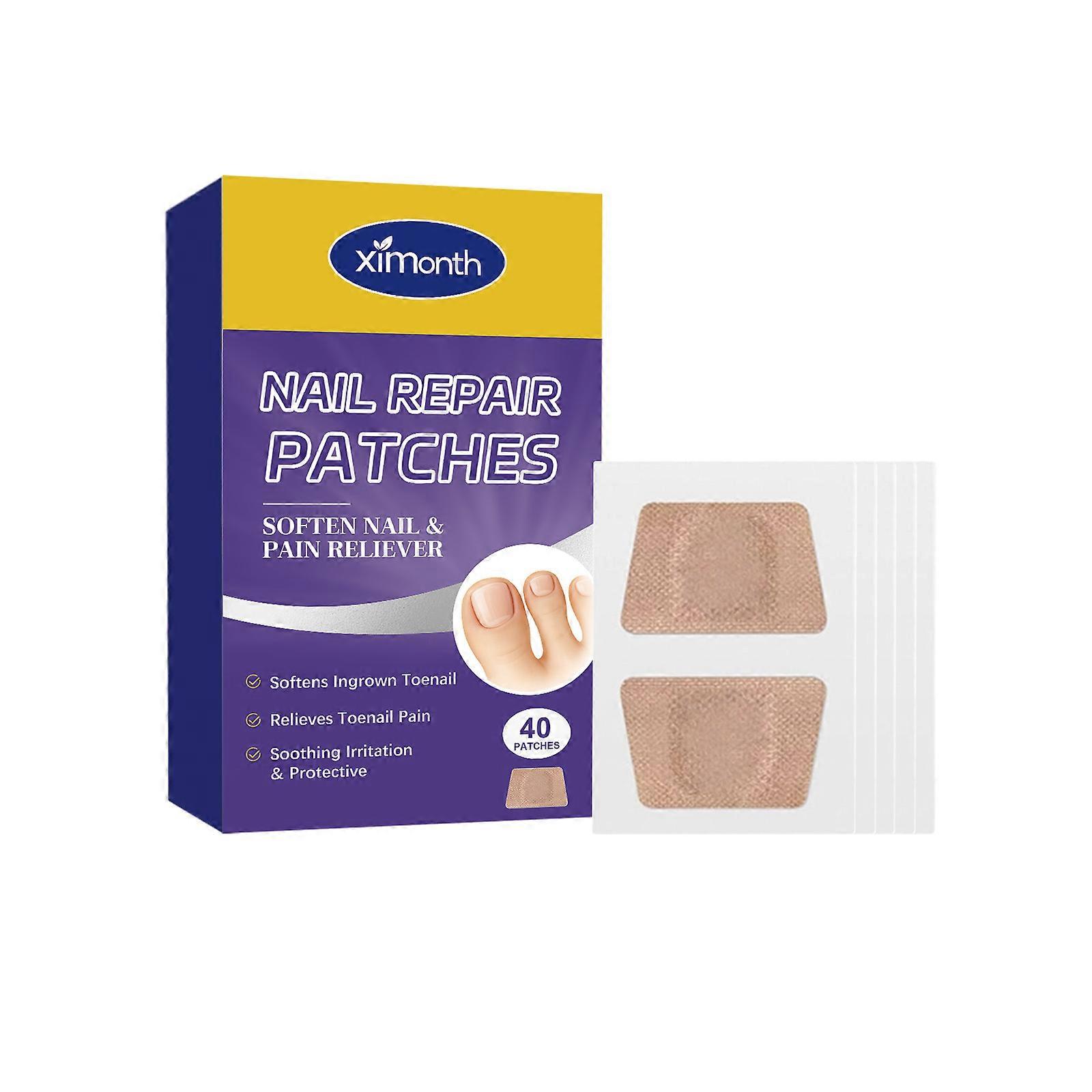 Ximonth Nail Care Patches Gently Protect Soft Toenails And Toenails. Night Daily Care Nail Patches