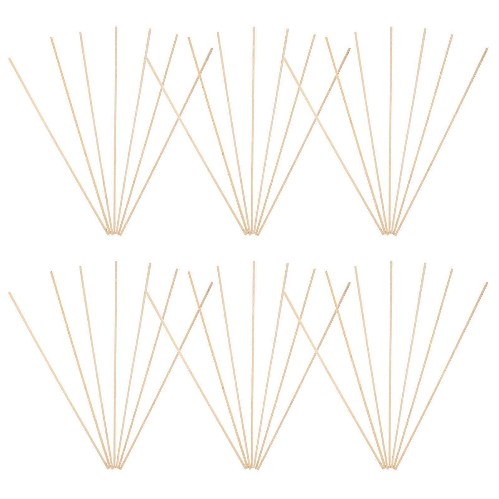 Bamboo Square Sticks for DIY Craft Projects 200Pcs for Decoration and Models