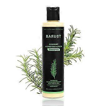 Shampoo per la crescita dei capelli al rosmarino biologico per donne e uomini - Shampoo naturale ispessente e rinforzante con cheratina idrolizzata per capelli diradati e perdita di capelli
