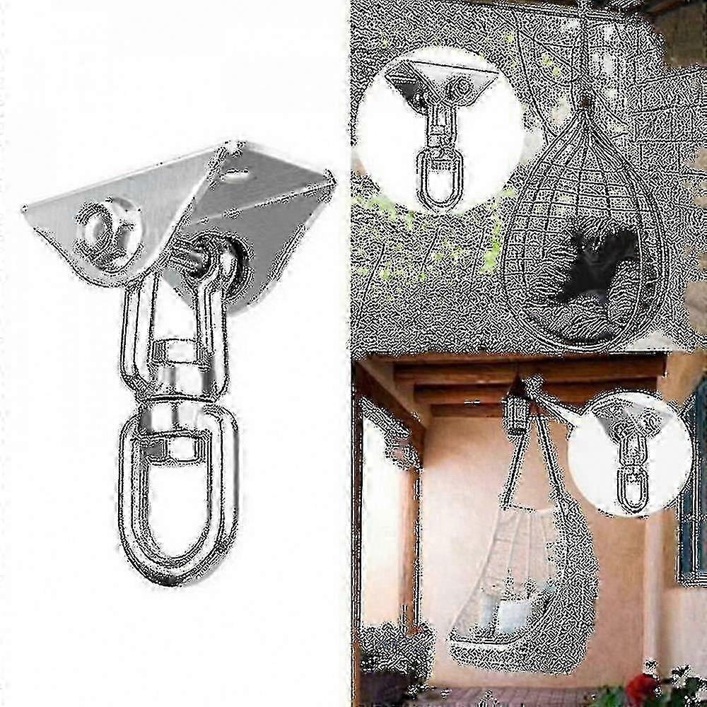 Hanging Hammock Chair with Ceiling Mount Hardware Kit and Swivel Hooks for Indoor Outdoor Use