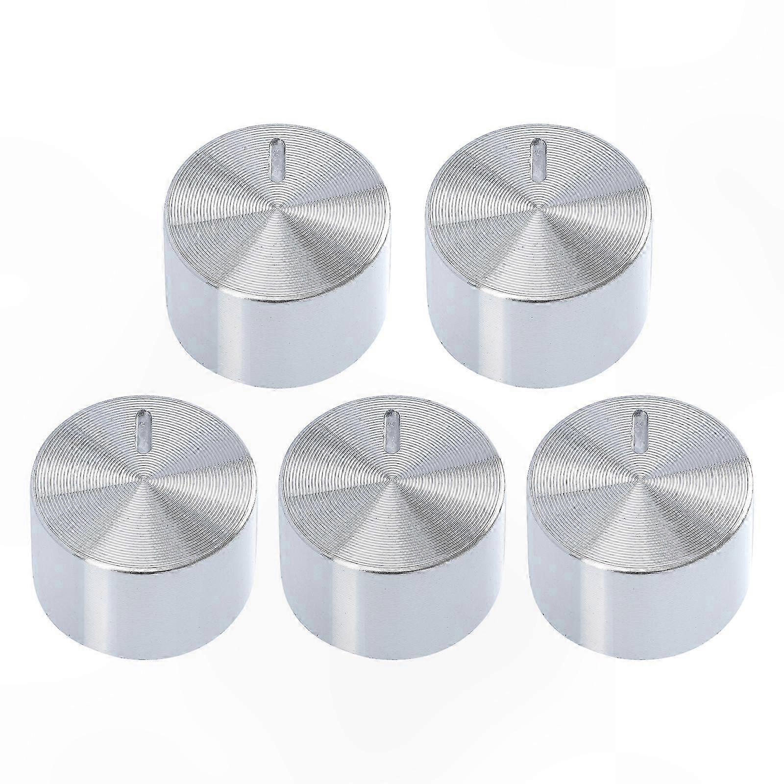 5-Pack Stove Knobs, Durable Aluminium Alloy Replacement Control Knobs for Cooktops