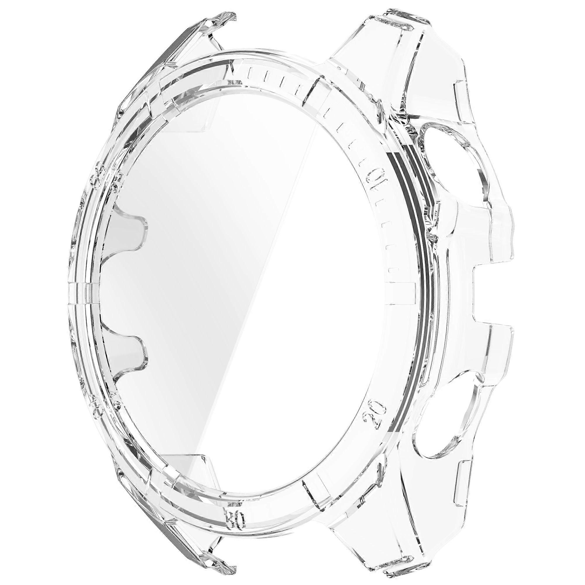 Screen Protector Case 51mm Full Coverage with Precise Button Access Clear for Garmin Fenix 8X