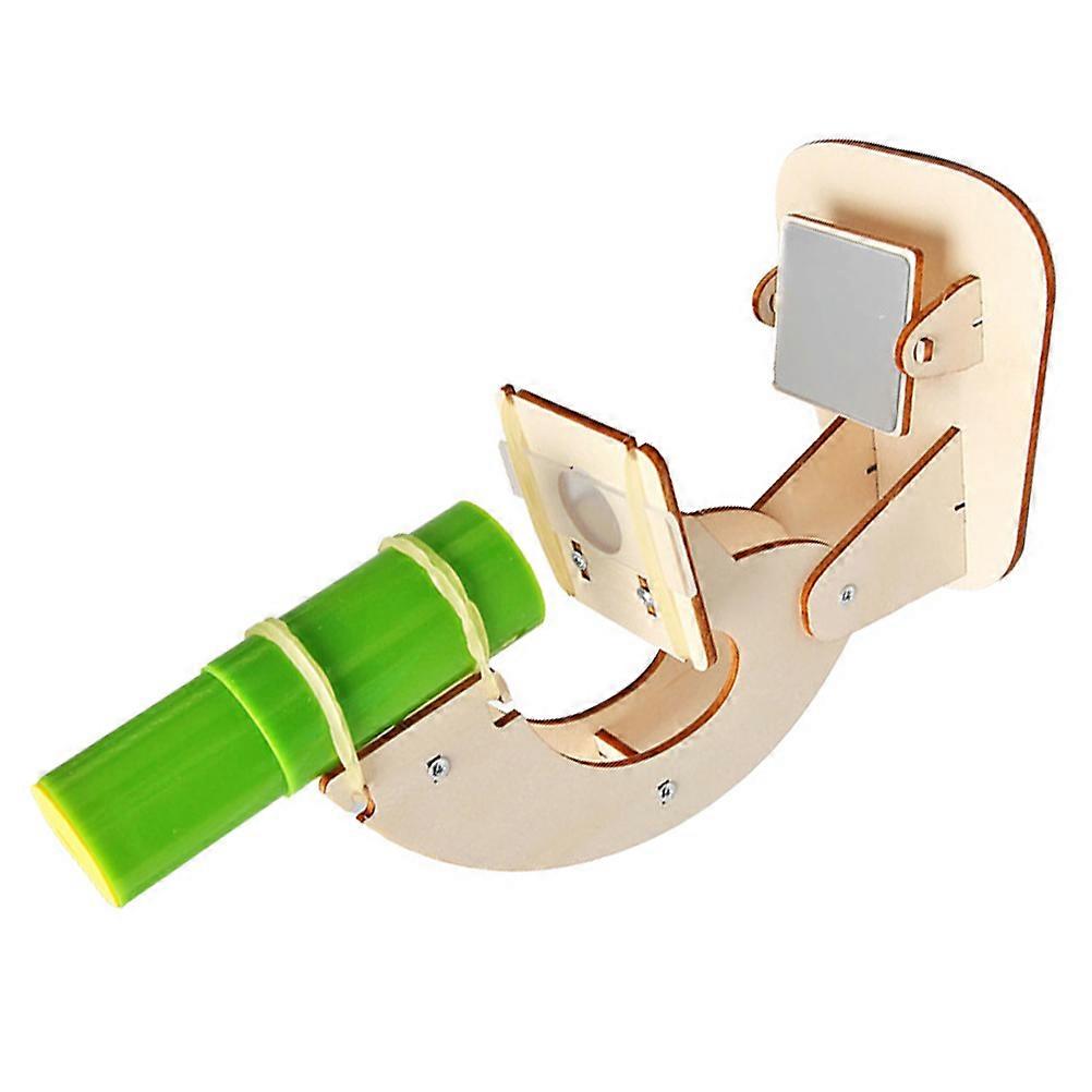 Microscope Toy Wooden DIY Assembly for Science Experiment 1Set