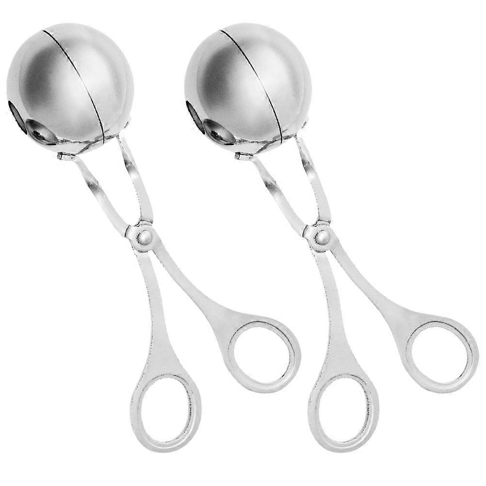 Meatball Maker 2Pcs Stainless Steel Meatball Scooper Tool for Cooking