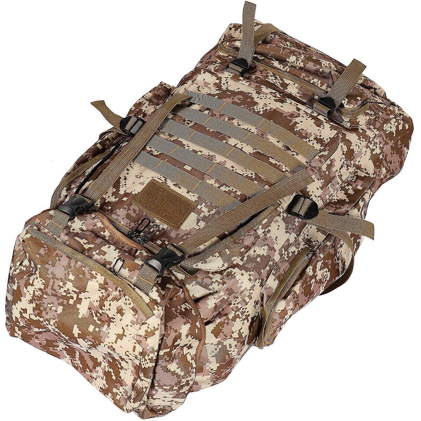 Hiking Backpack For Men Outdoor Activities Waterproof Daypack Square Shape Organized Storage 1Pack