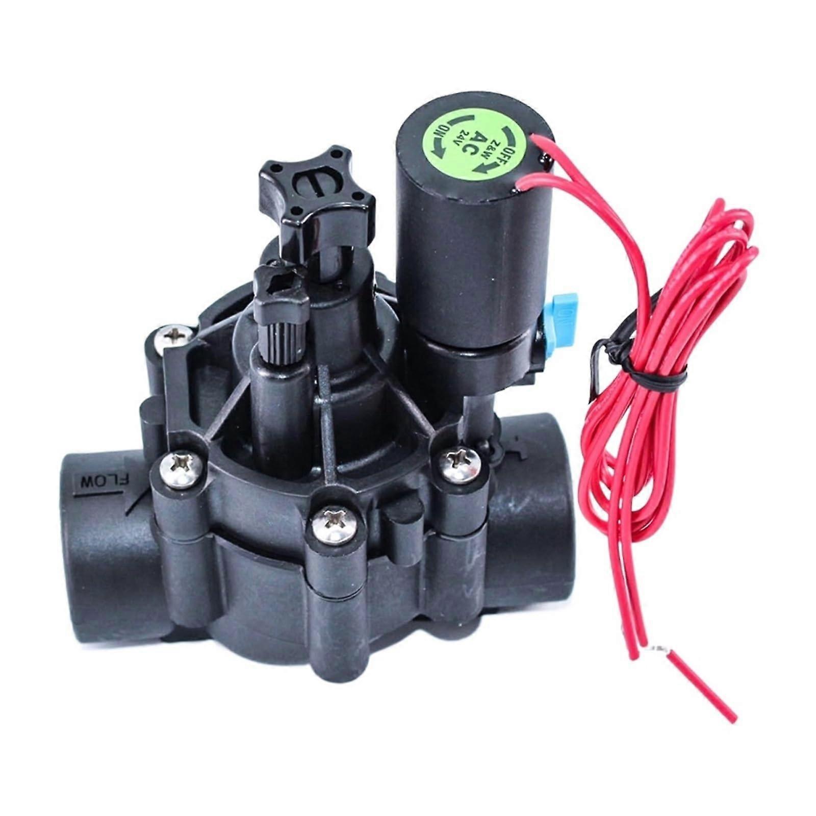 WiFi Smart Irrigation Controller with DN40 Solenoid Valve, Automatic Garden Sprinkler Timer