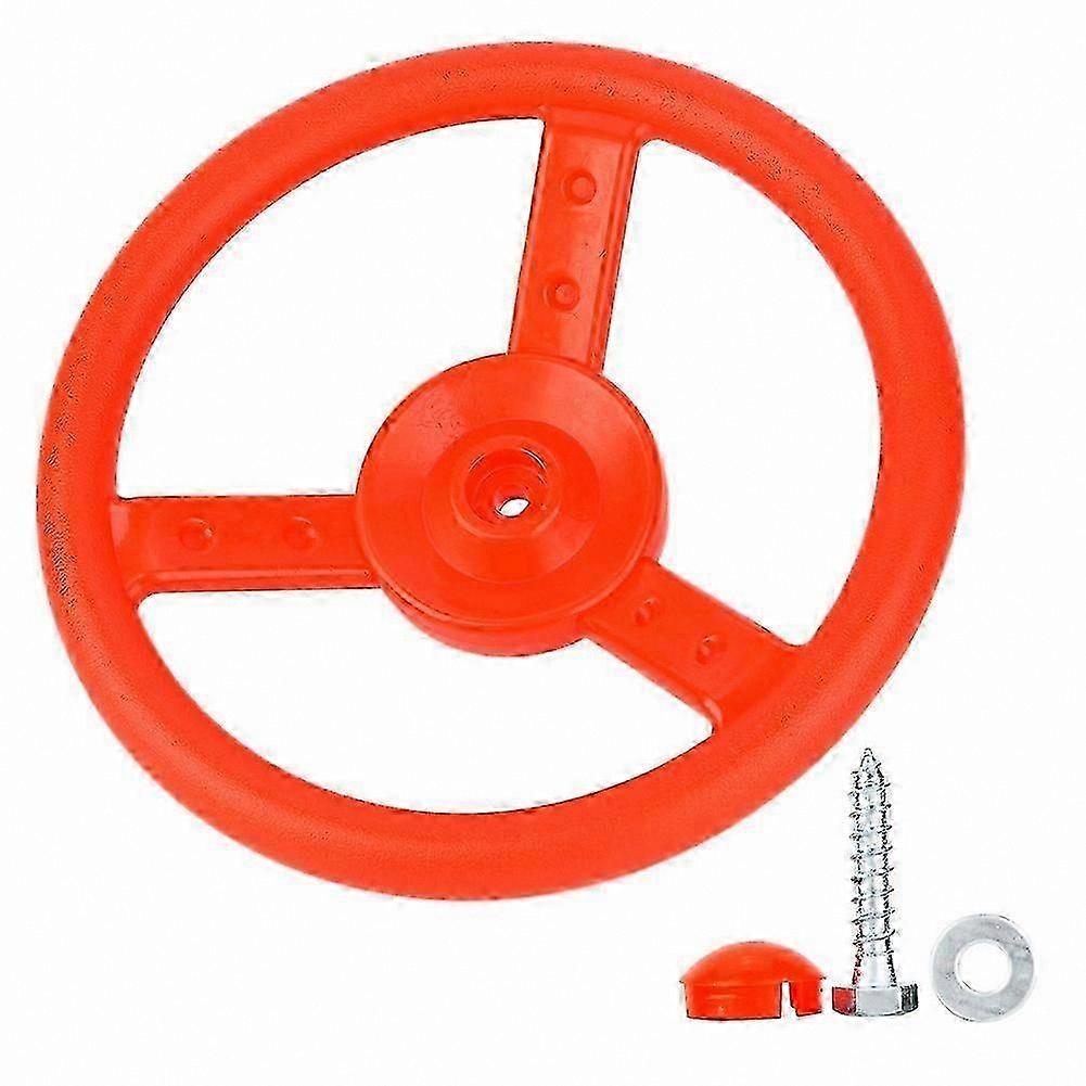 Red Plastic Steering Wheel for Outdoor Playground Swing Sets