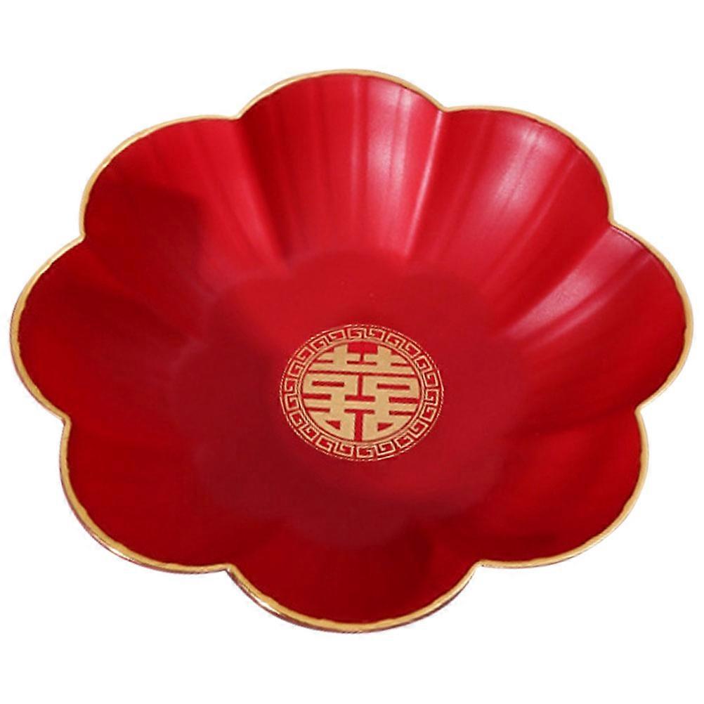 Decorative Chinese Wedding Snack Tray for Fruit Serving 1 Piece