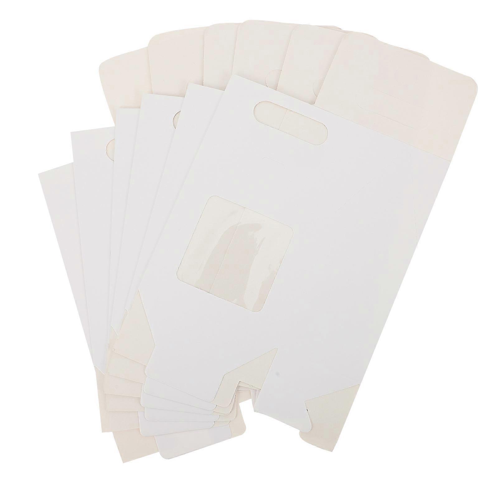 12pcs Single Cupcake Boxes Muffins Packing Box Paperboard Dessert Box with Clear Window