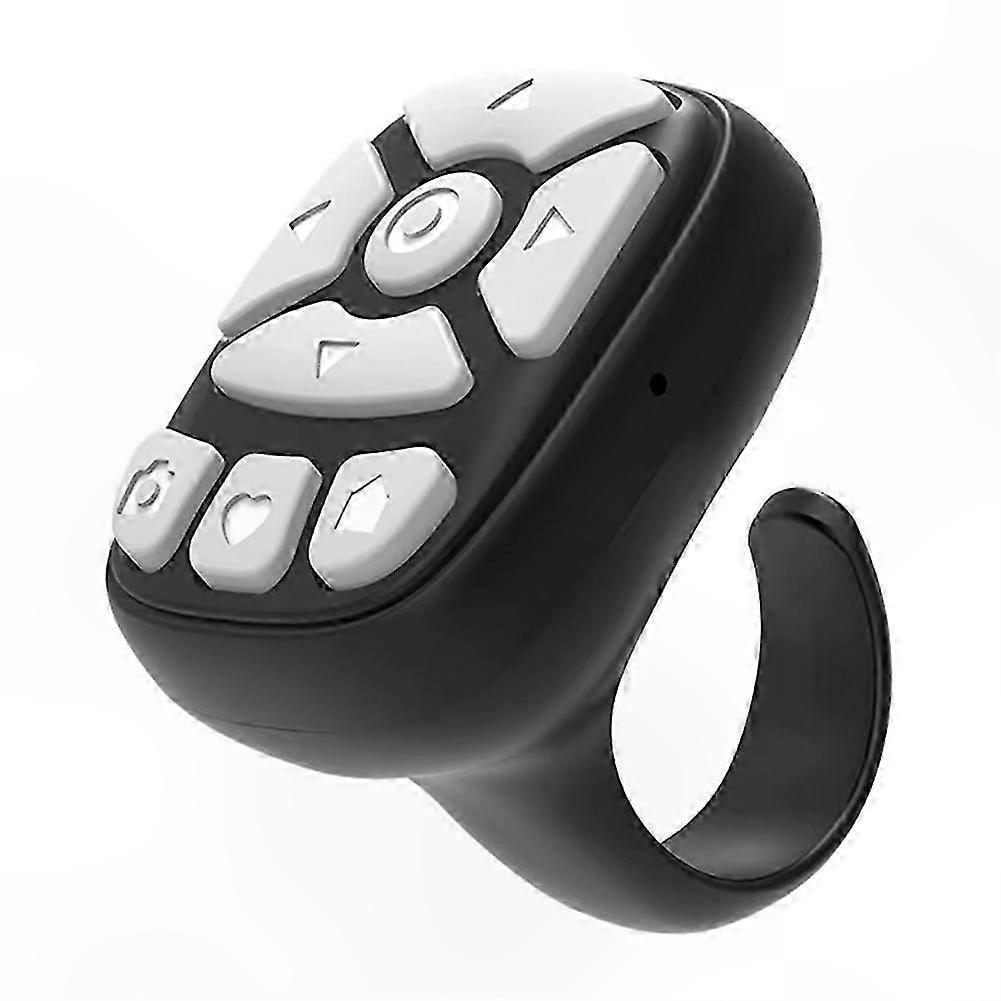 Wireless Bluetooth Remote with Scrolling Ring for Phone Camera and Video Selfie Stick Control