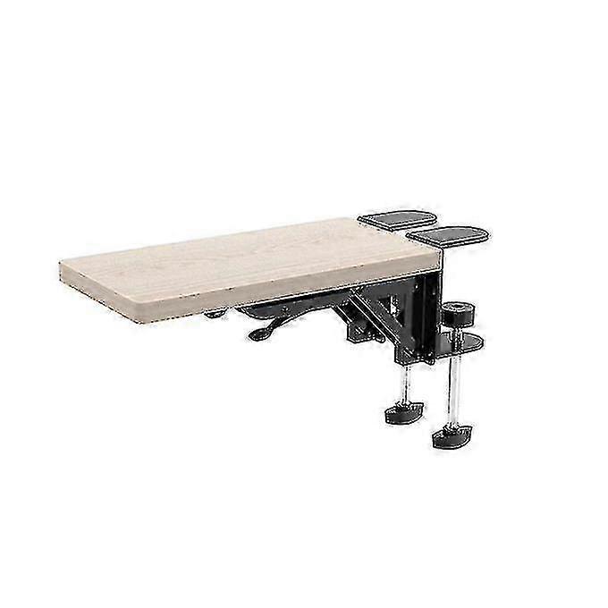 Computer Arm Rest Mouse Pad Holder Bracket Foldable For Light Khaki