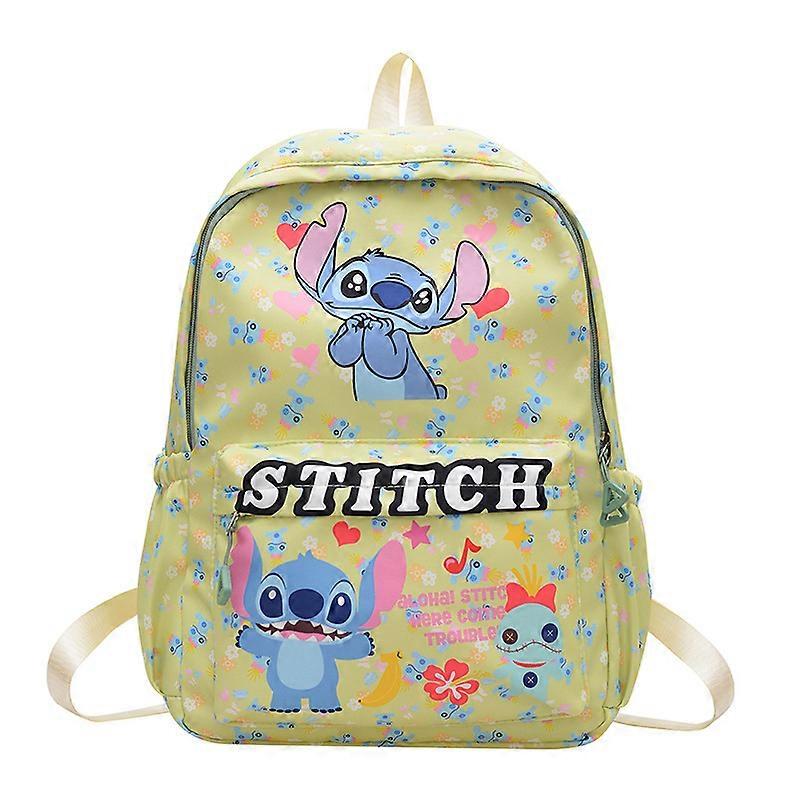 Disney Stitch New Kindergarten Mickey Mouse Kids Backpack Cartoon Anime Kids Student Schoolbag Men's Women's Lightweight Handbag