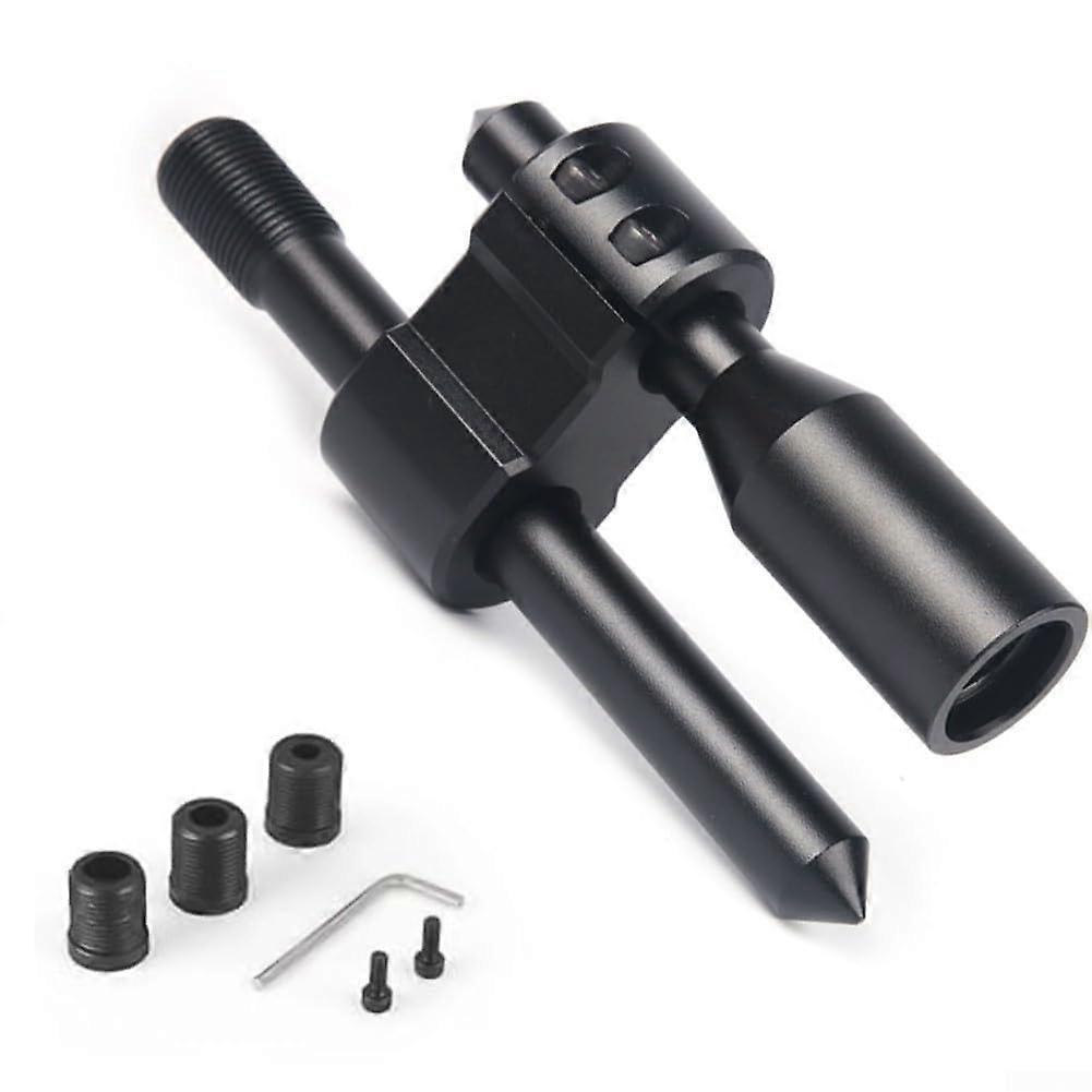 Gear Shift Knob Extender Adjustable Height Aluminum Rotatable Offset Shifter Extension M12*1.25