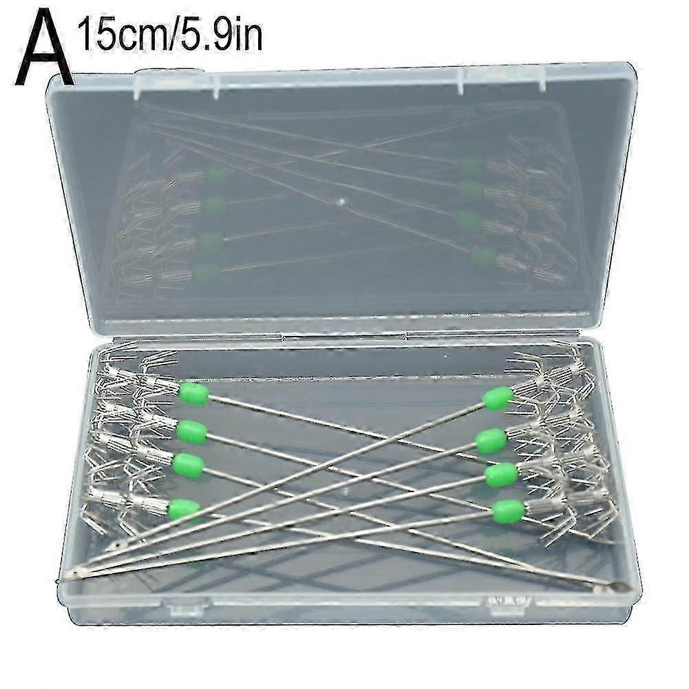 8pcs 15cm/17cm Luminous Hook Squid Live Shrimp Hook Umbrella Hook