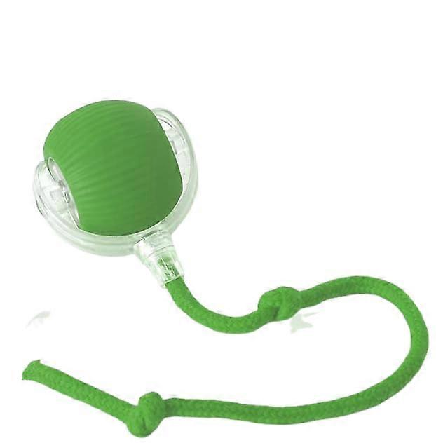 Interactive USB Rechargeable SelfMoving Cat Toy with Obstacle Avoidance for Indoor Pets Green