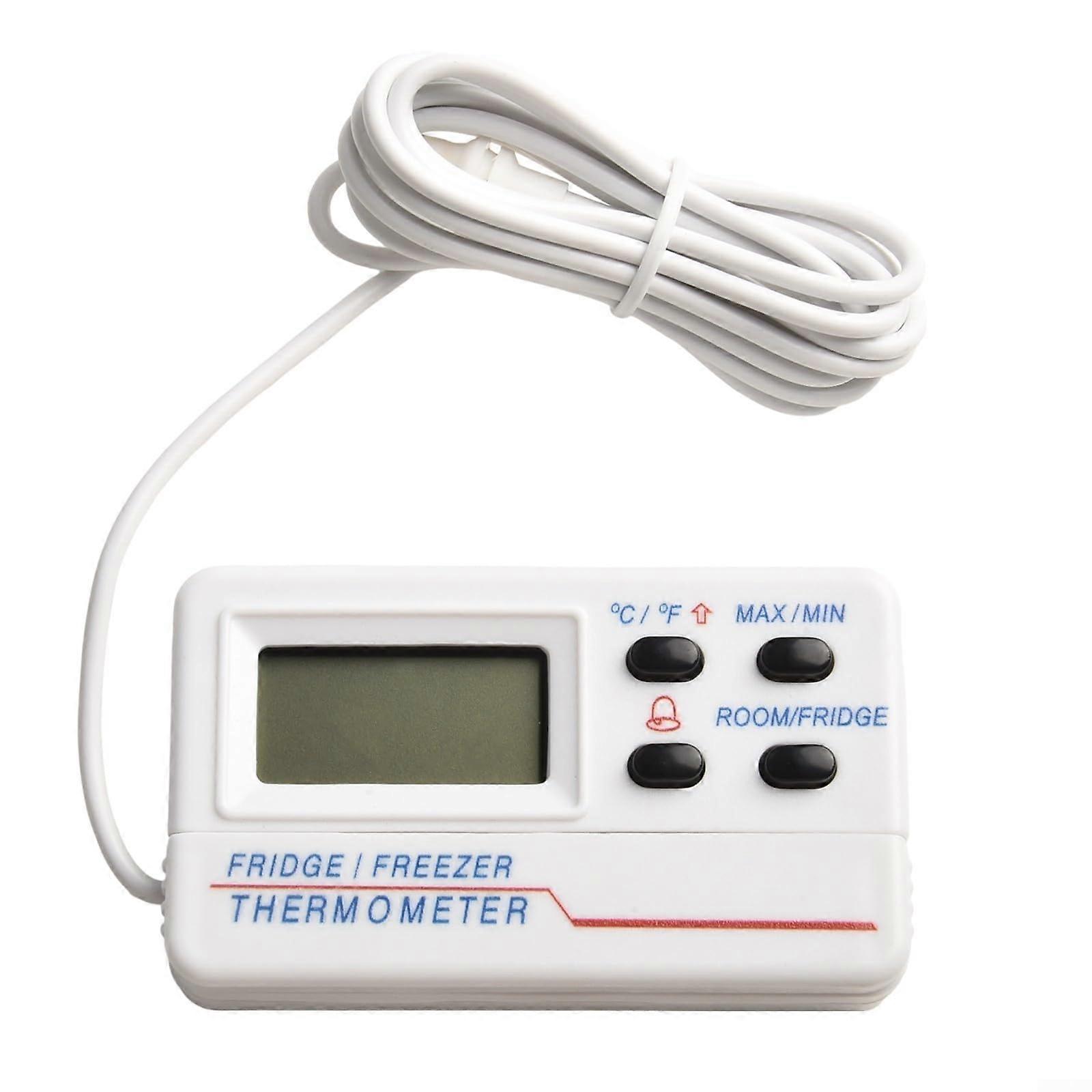 Fridge Freezer Thermometer with Large LCD Display and Magnetic Back for Accurate Temperature