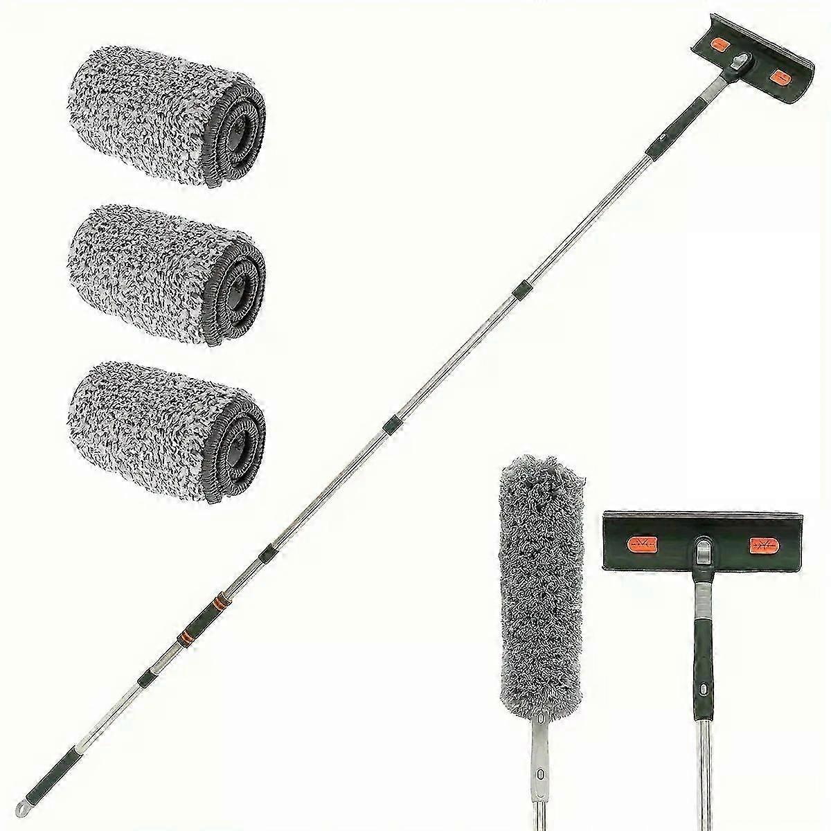 144/206cm Extendable Squeegee Floor Squeegee Household Window Cleaning Squeegee Glass Squeegee Window Cleaning Tool