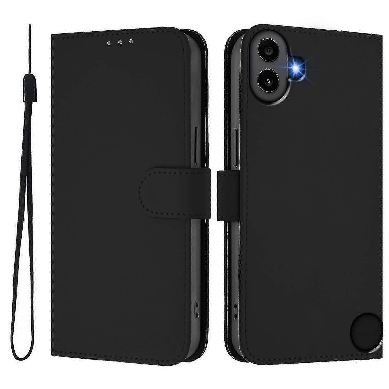 Solid Color PU Case For Nothing CMF Phone 1 - Slim Protective Cover