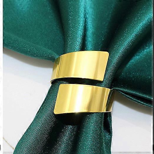 Circular napkin ring with cross-shaped smooth napkin ring