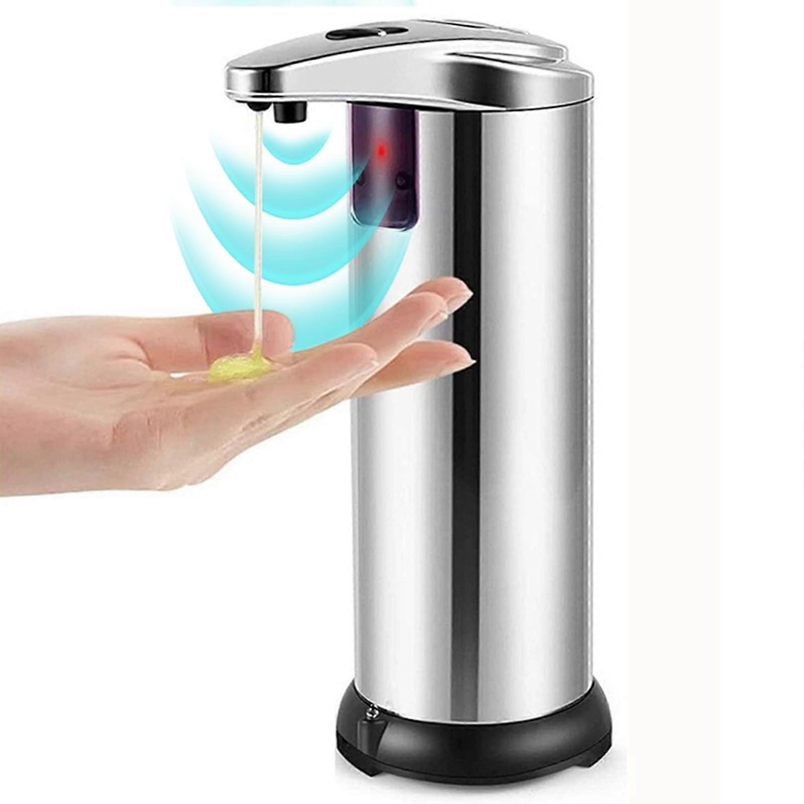 Automatic Soap Dispenser with Infrared Sensor, Adjustable Volume, Stainless Steel for Kitchen Bathroom