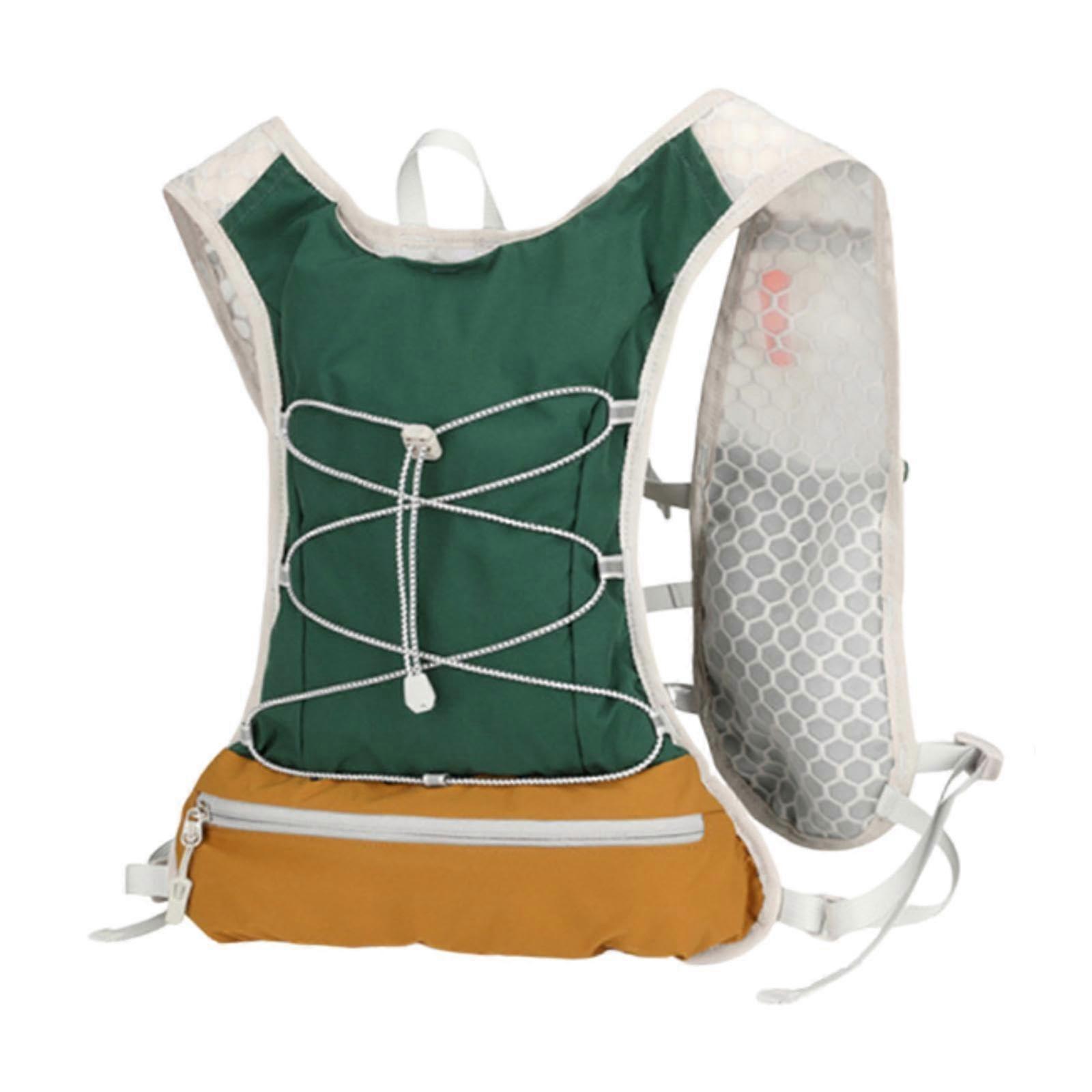 Hydration Backpack with Water Bladder, Reflective Strips, Phone Pocket for Running and Cycling