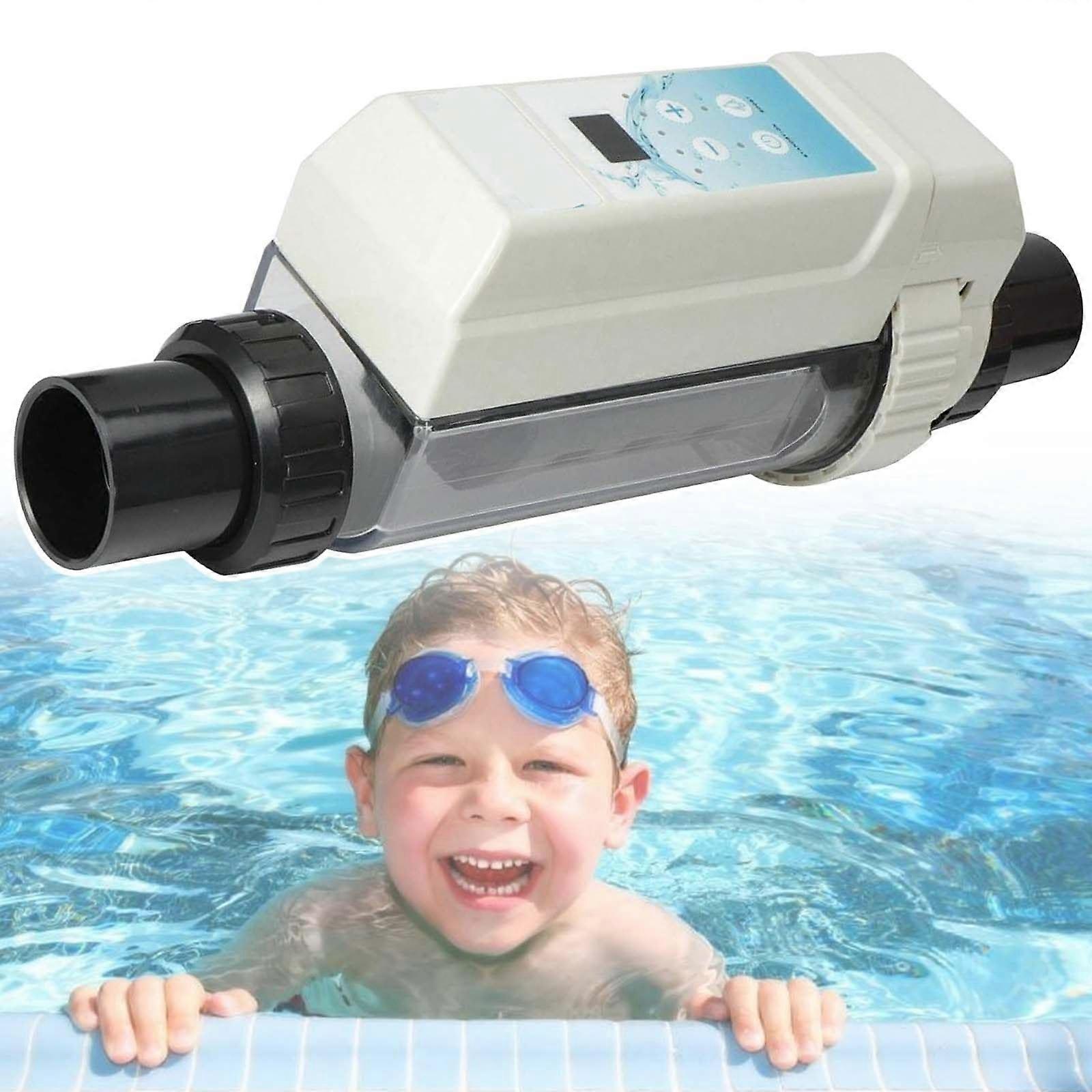 Saltwater Chlorinator with SelfCleaning Cell, Automatic Chlorine for Pools and Spas, 8g/h