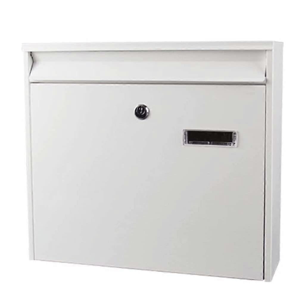Wall Mounted Mailbox with Lock and Key, Secure Postbox for Home or Villa Mail Storage