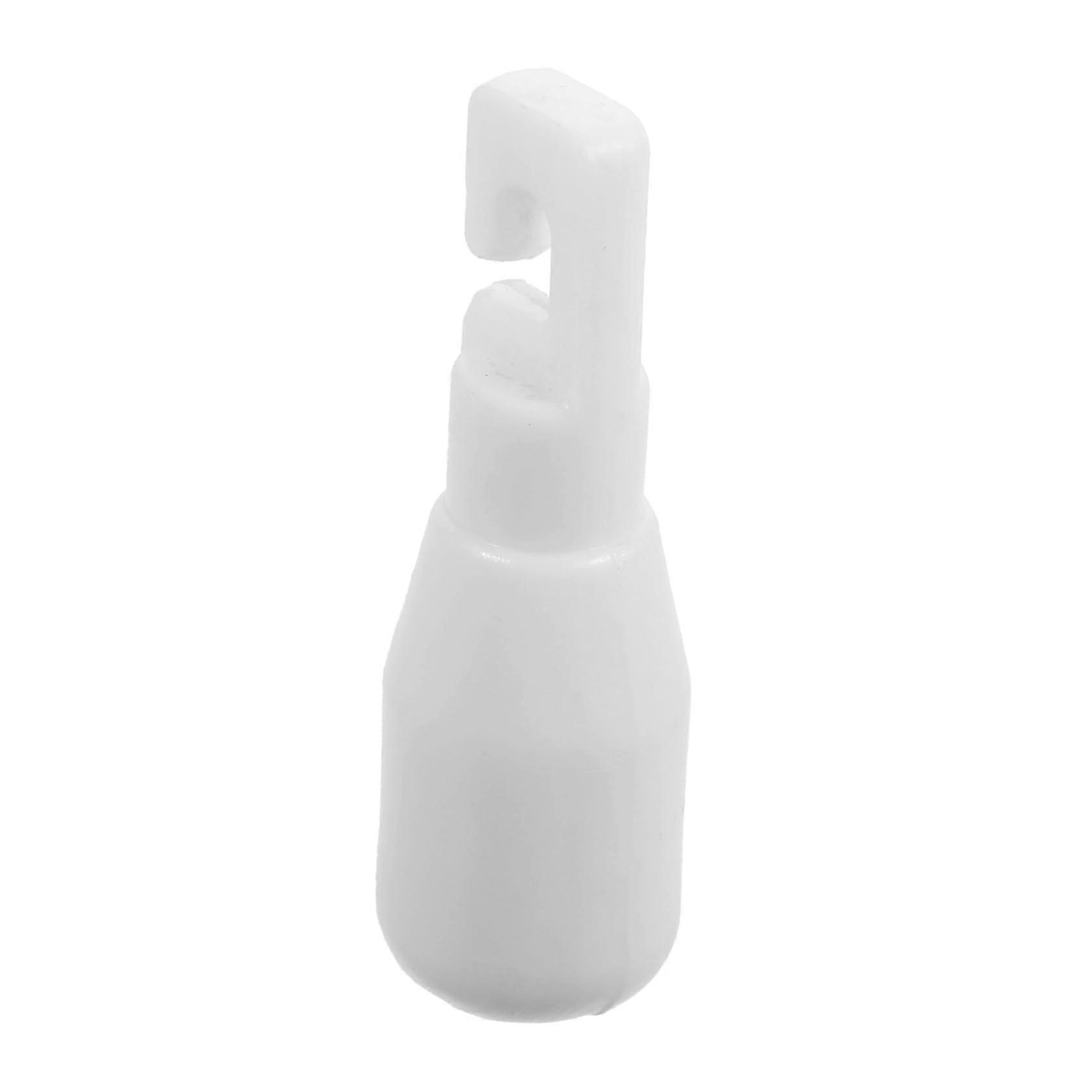 Blind Cane Tip Replacement with NonSlip Grip for Enhanced Stability White Plastic Hook Style