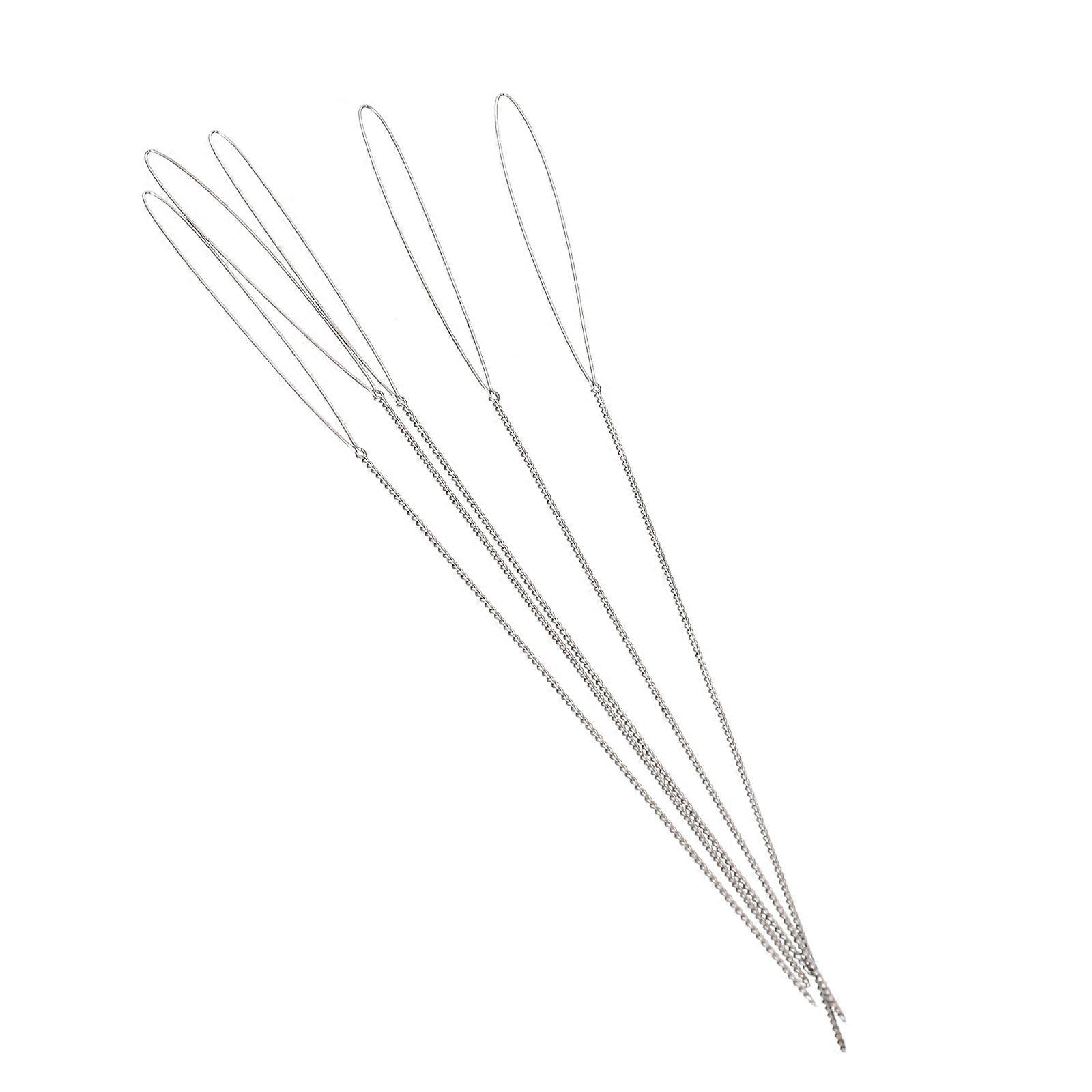 Beading Needles Iron Wire Embroidery Needles for Stitching Use 5Pcs Set