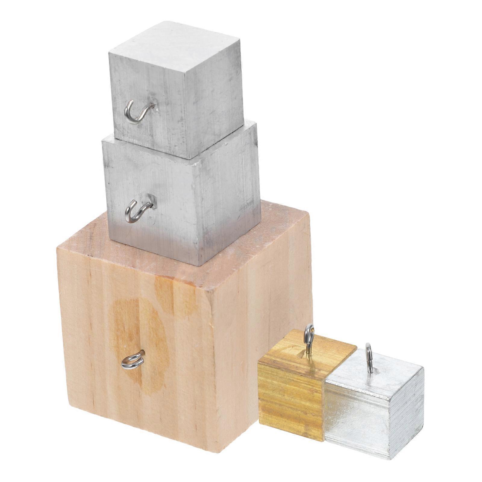 Density Cubes 5Pcs Multi-Functional Set with Hook for Scientific Experiments