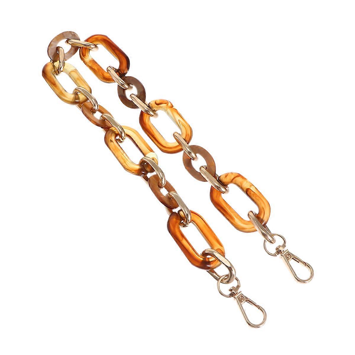 Purse Chain Strap Adjustable Handbag Chain Strap Coffee 45.00X2.50X0.80cm Durable 1Pc