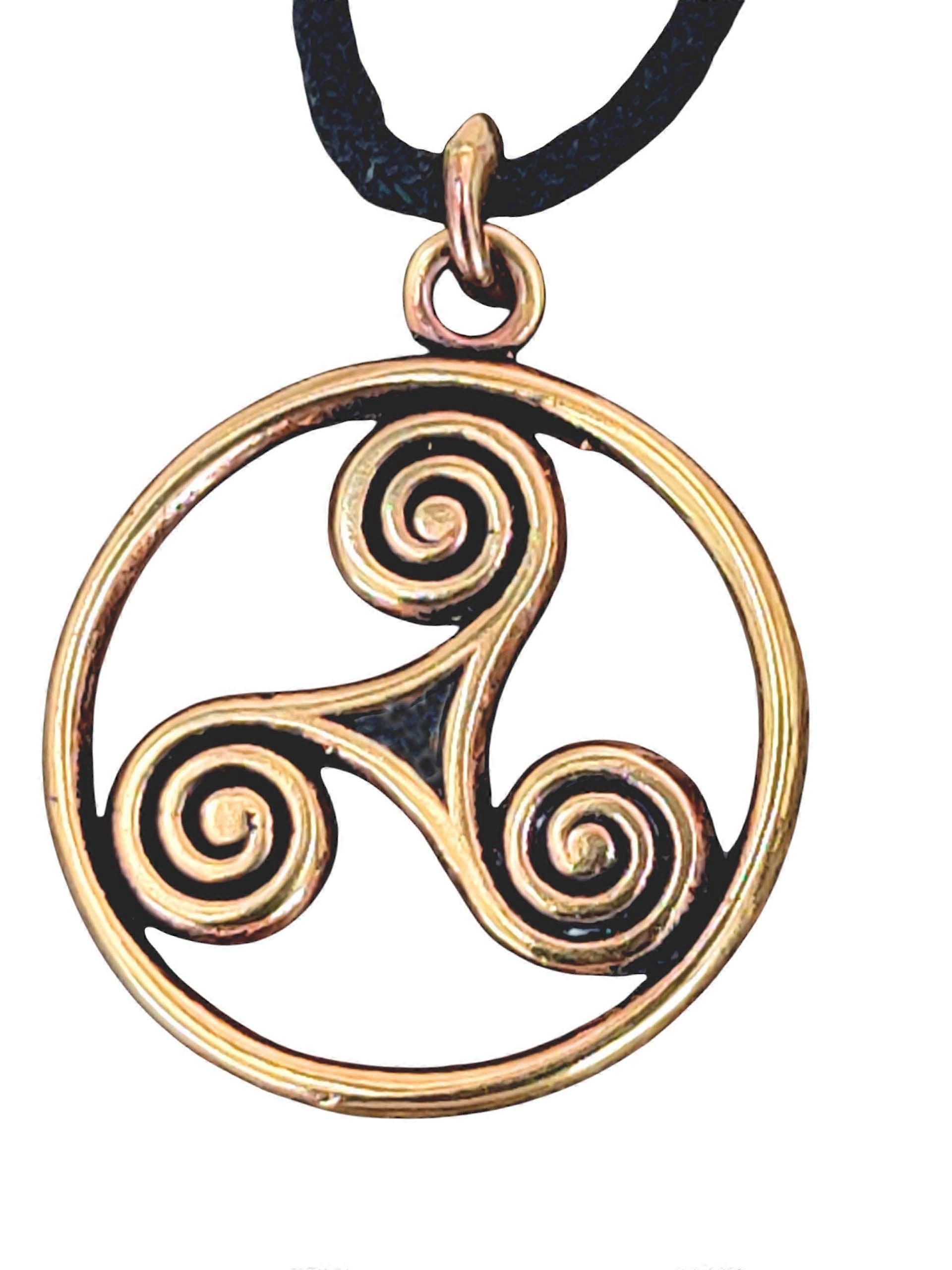 Colgante 46 Triskele - Bronce
