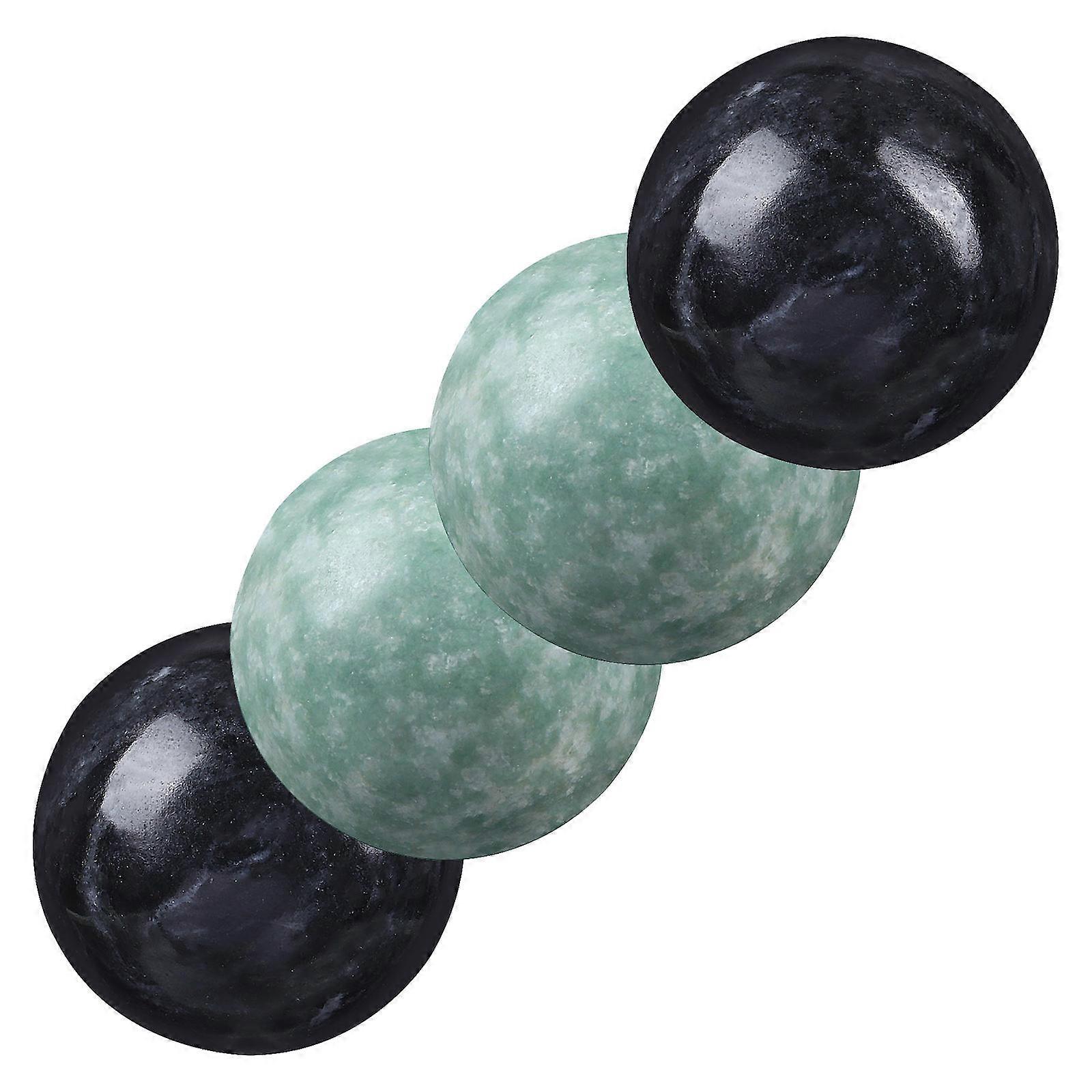 Fitness Massaging Balls Marble Pattern for Hand Massage 2Sets Included