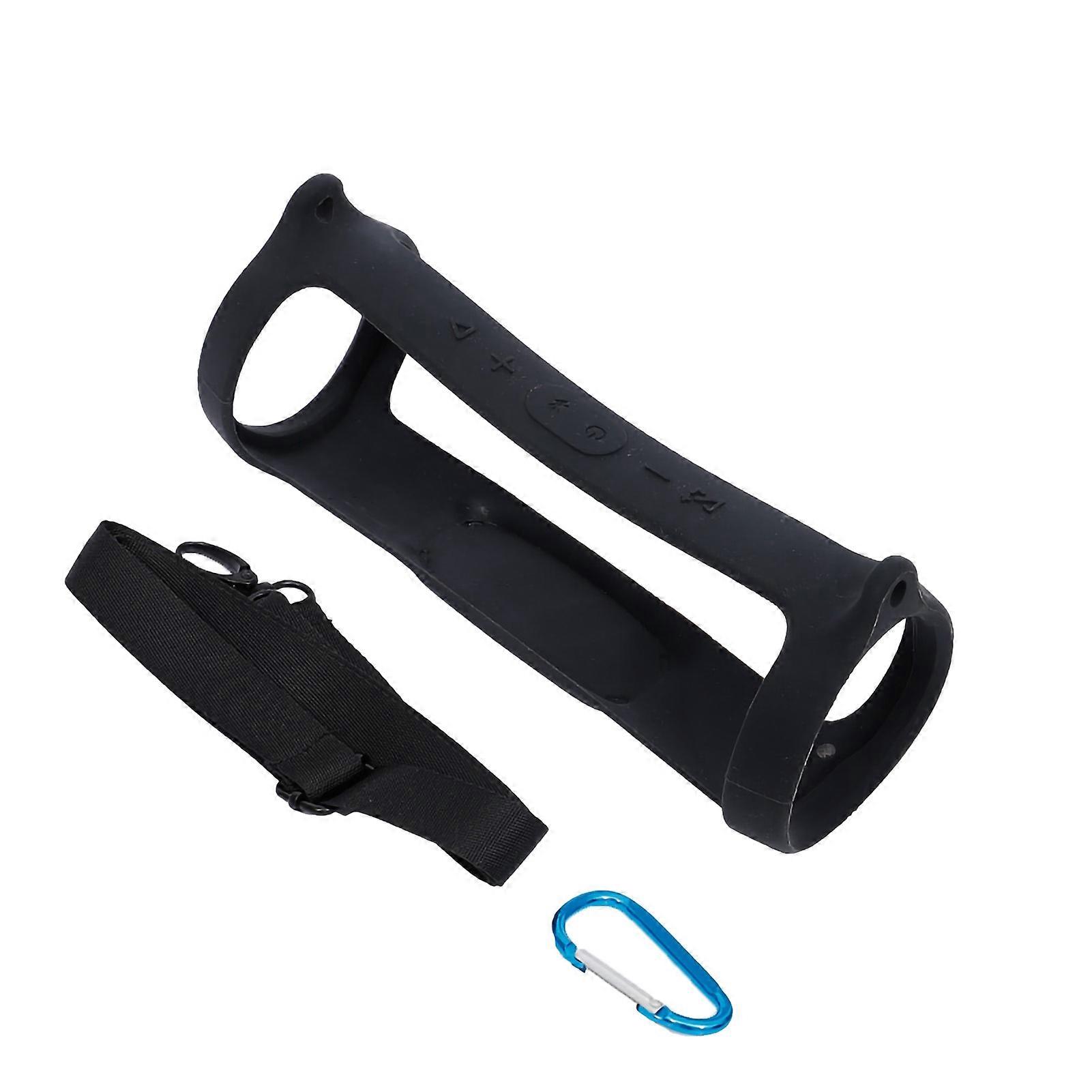 3Pcs/Set Portable Wireless Bluetooth-compatible Speaker Silicone Protective Cover Case with Strap