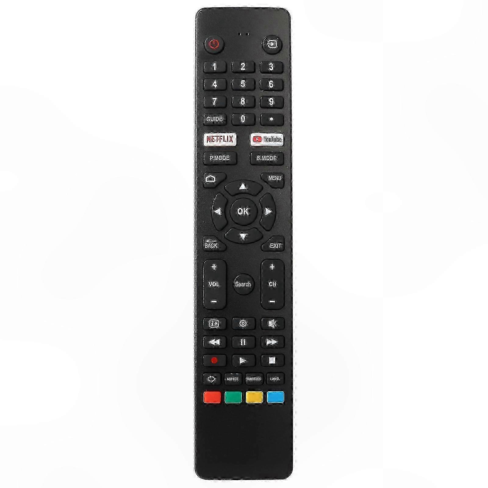 Smart LCD LED TV Remote Control Replacement, RC-NZ Model, No Voice Feature, Plug and Play Functionality