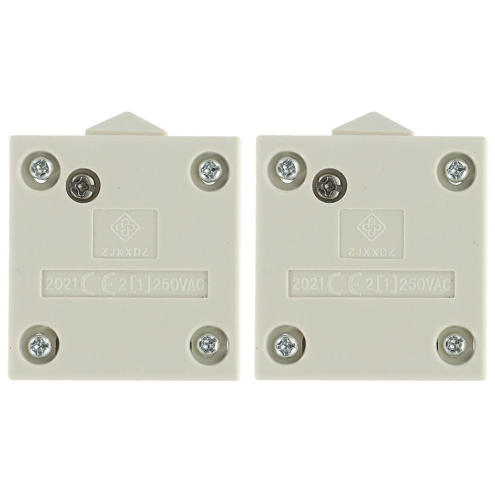 Automatic Light Switch Wardrobe Lighting Motion Activated Closet Light ABS Material Rectangular Shape 2Pcs