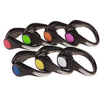Safety Night Running LED Shoe Clip Lights for Running Use 2Pcs Red