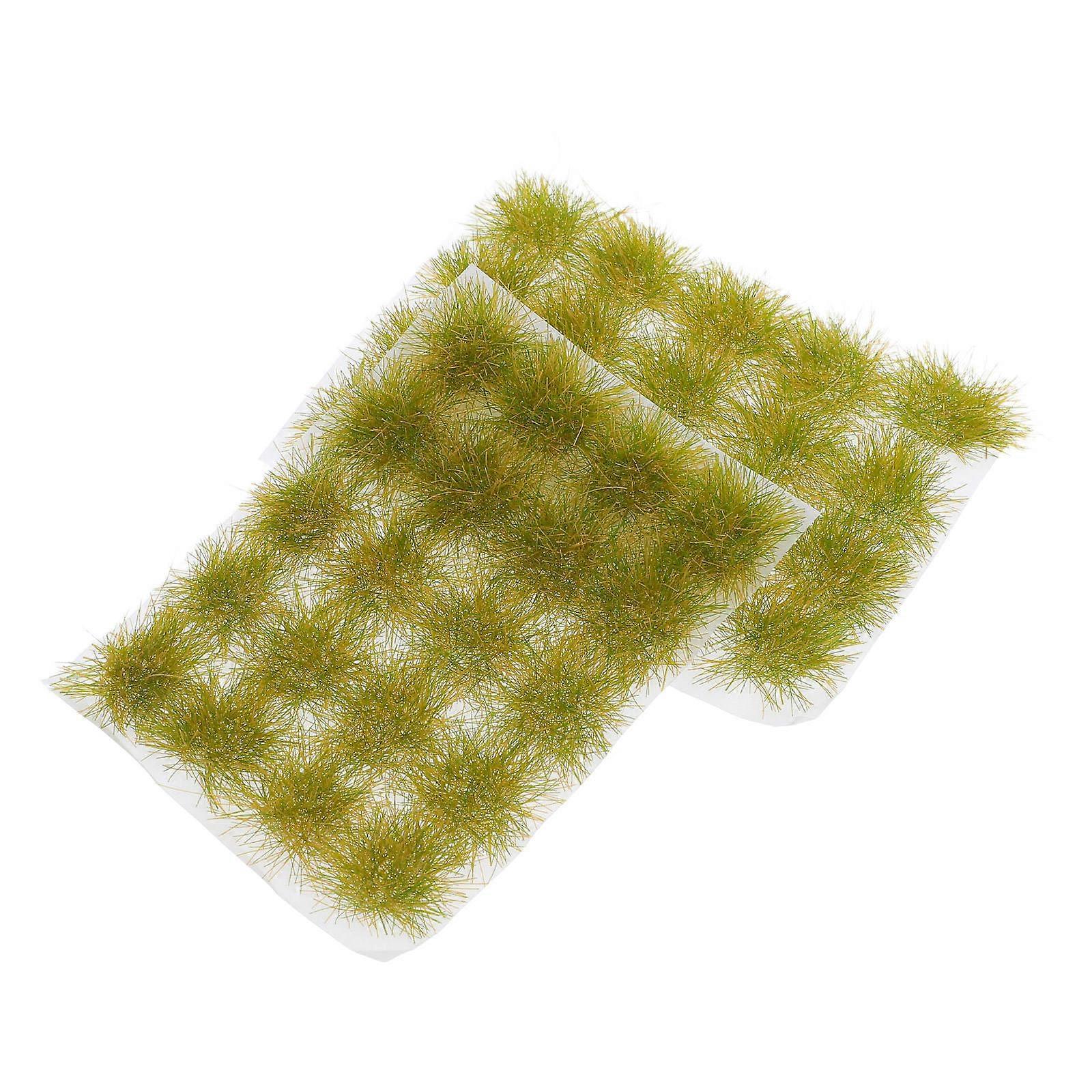 Micro Landscape Model Materials Mini Static Grass Tufts for Crafts 40Pcs
