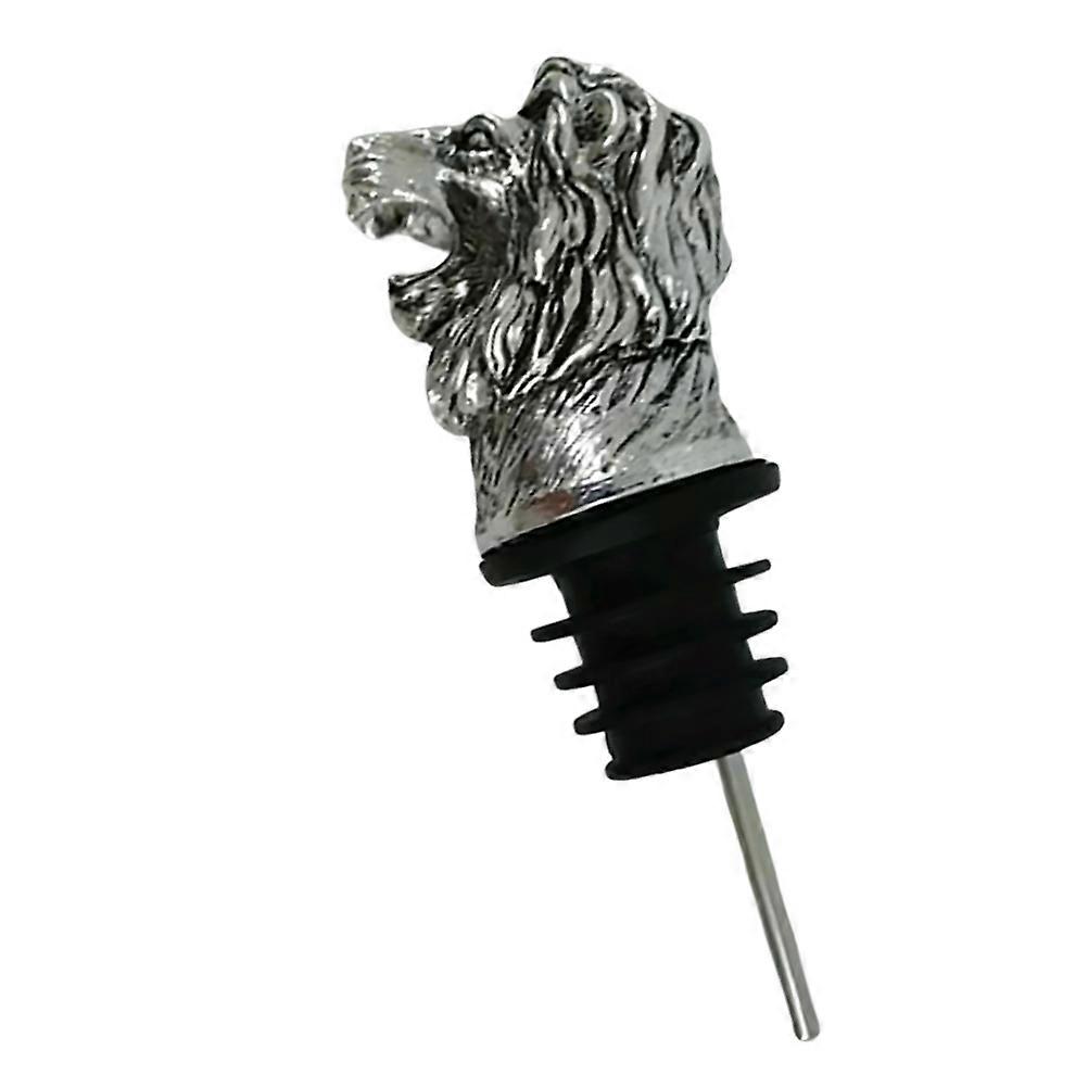 Alloy Stoppers Lion Head Shape for Silver