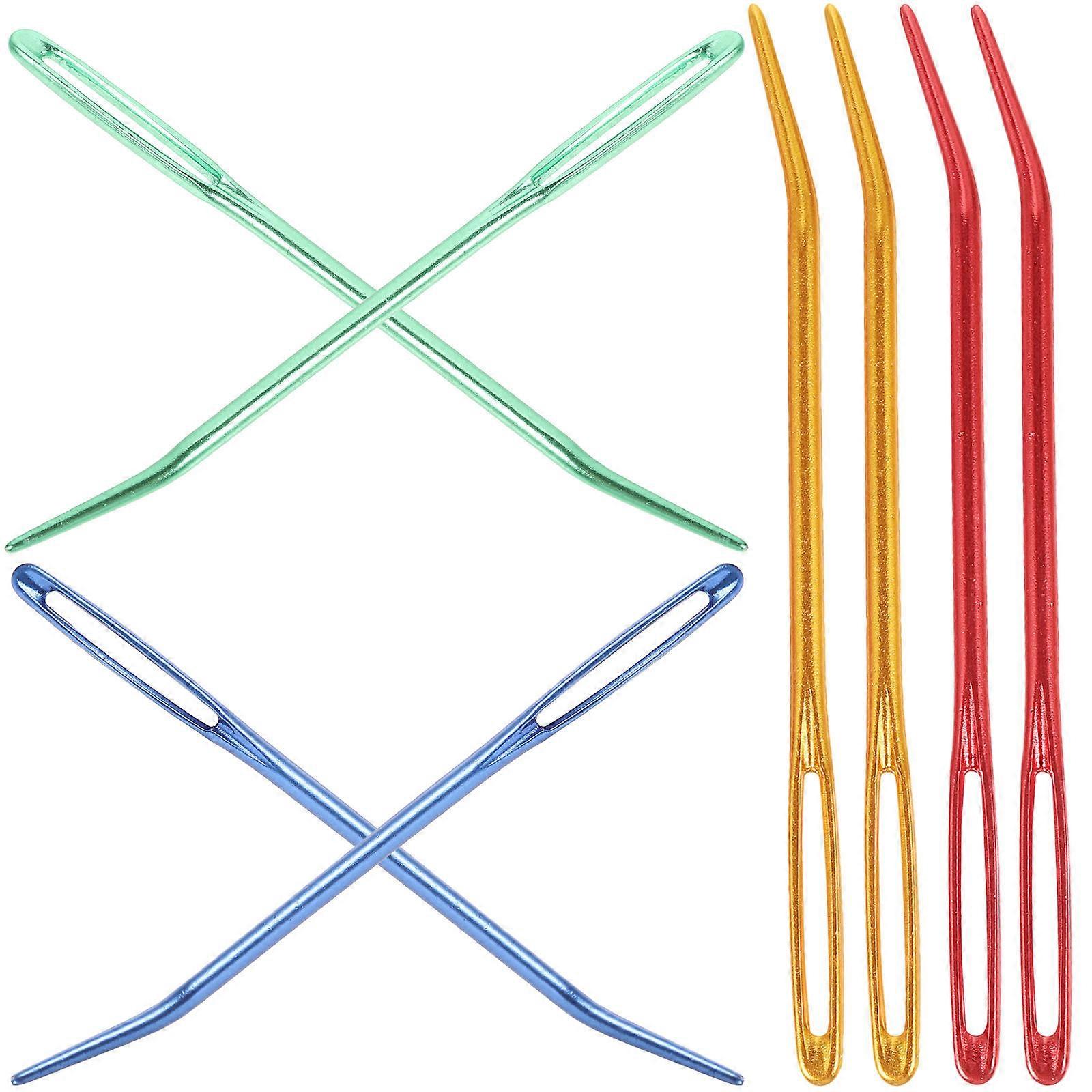 Knitting Supplies Yarn Needles for Sewing 8Pcs Multi-Function Darning Needles