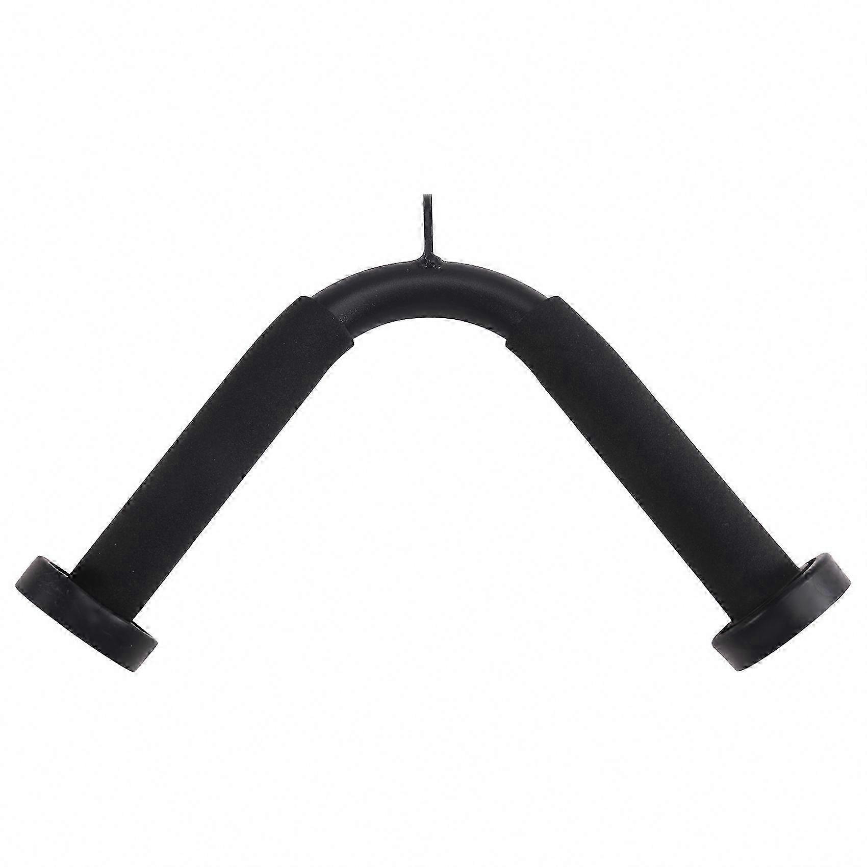 V-Shaped Cable Pulldown Bar with Non-Slip Rubber Grip for Triceps Workouts
