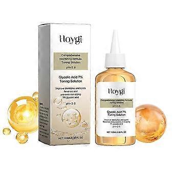 Toning-Lösung mit Glykolsäure, Ölkontrolle, Poren verkleinern, Hautverjüngung glätten, Hautunreinheiten aufhellen, feuchtigkeitsspendendes Gesichtswasser