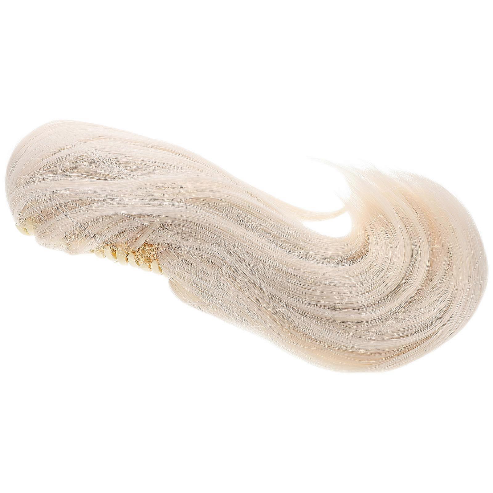 White Wig Claw Clip for Temperature Resistant