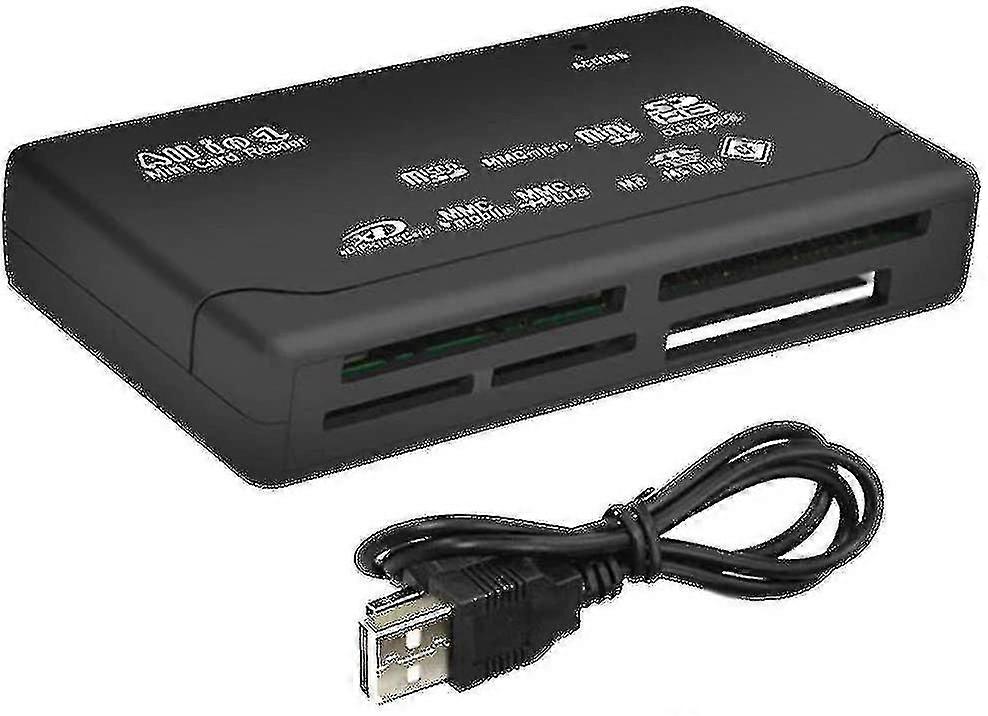 Multi Card Memory Reader Writer All In One Card Reader Usb 2.0 Sd Card Reader Adapter Support Tf Cf Sd Mini Sd Sdhc Mmc Ms Xd