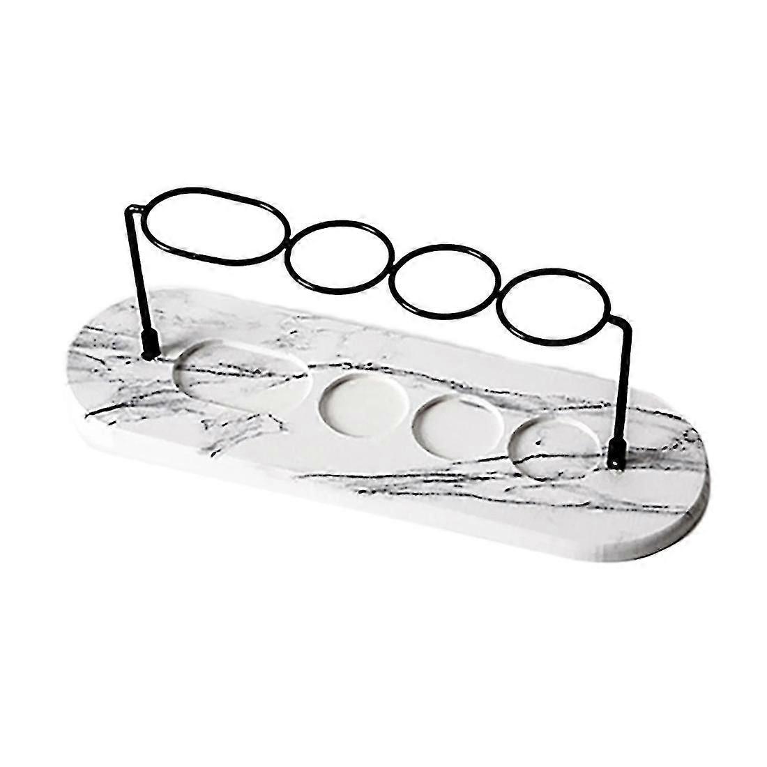 Toothbrush Holder Toothpaste Stand Diatom Mud Absorbent Pad B
