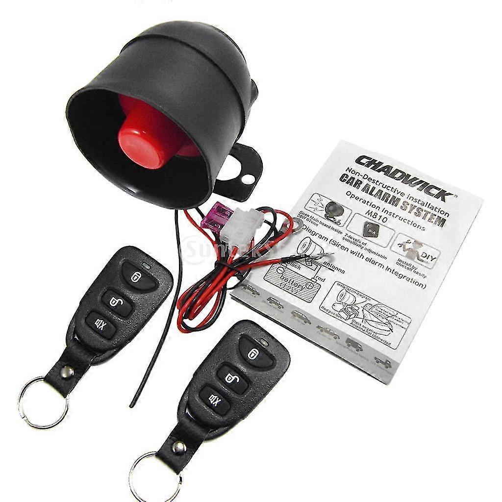 Compatible with car keyless entry, engine start alarm system, and one-button remote start lock