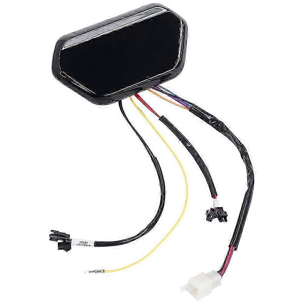 Universal 48V 60V 72V Dashboard LCD Display Meter Control Panel compatible withElectric Scooter Odometer Speedometer Accessories